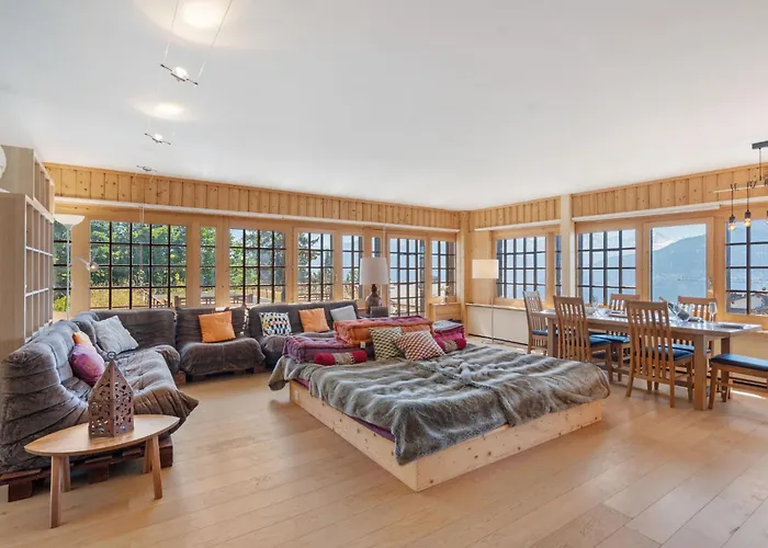 아파트 Jeanne D'arc Loft Combi By Interhome 크란스몬타나