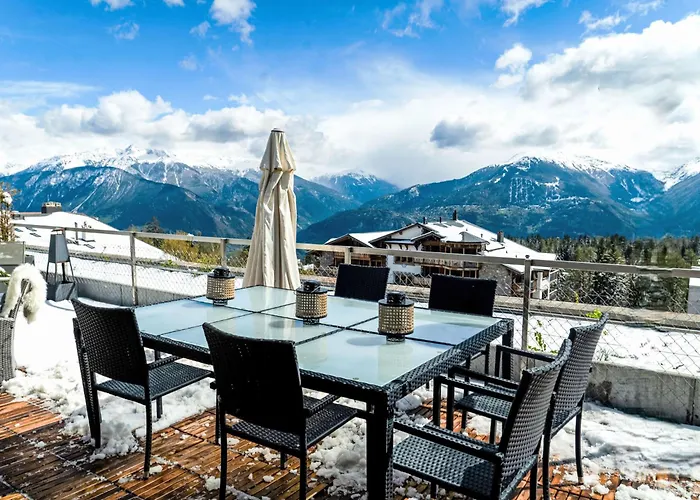 Daire Jeanne D'arc Loft Combi By Interhome Crans-Montana